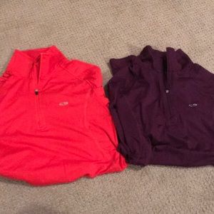 Champion Long  Sleeve  quarter Zip Lot XS
